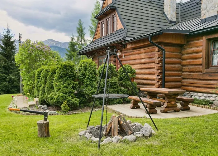 Tatrzański Domek, sauna, kominek, ognisko, plac zabaw, 200m2
